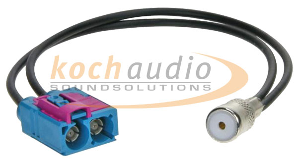 Koch Audio GbR - Antennenadapter – Doppel-FAKRA (Z) Buchse auf ISO-Buchse.