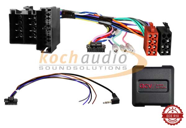 Lenkradfernbedienungsadapter ACV 42xpg009 – Alfa Romeo/Citroen/Fiat/Peugeot ISO/Mini ISO – Multilead