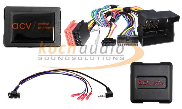 Lenkradfernbedienungsadapter – BMW/Mini Fahrzeuge Quadlock iBus/Amp, Multilead