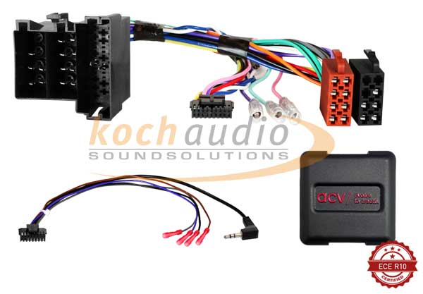 Lenkradfernbedienungsadapter ACV 42xct007 – Citroen/Fiat/Peugeot ISO analog/CAN – Multilead