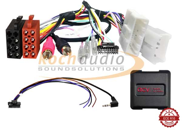 Lenkradfernbedienungsadapter ACV 42xct010 – Citroen/Peugeot/Toyota 10Pin/28Pin – Multilead AUX