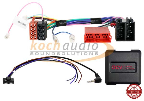 Lenkradfernbedienungsadapter ACV 42xhy004 – Hyundai/Kia Fahrzeuge ISO/Mini ISO – Multilead analog