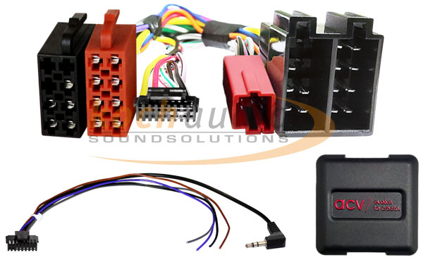 Lenkradfernbedienungsadapter ACV 42xrn007 – Nissan/Opel/Renault Fahrzeuge Multilead ISO