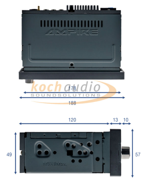 AMPIRE CPR60 – Das ultimative 1-DIN Radio für Young- und Oldtimer