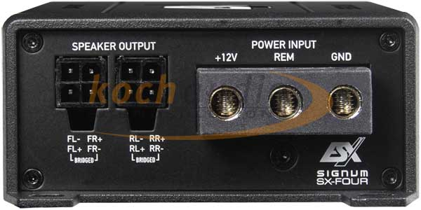 ESX SX FOUR – 4-Kanal Mini Class D Digital Verstärker