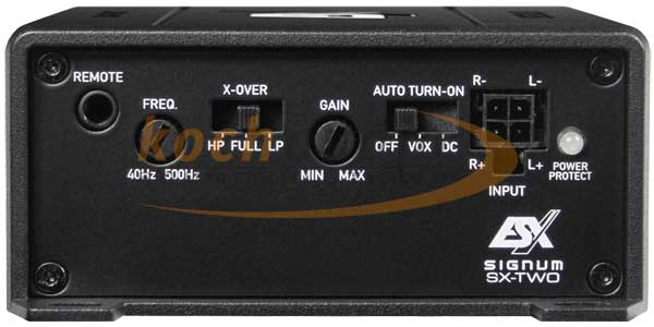 ESX SX TWO – 2-Kanal Mini Class D Digital Verstärker